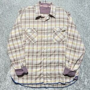 Arnold Zimberg Plaid Lightweight Shirt Long Sleeve Button‎ Up Casual Men's 2XL